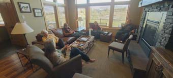 Visiting Inside Sage Canyon Cabin